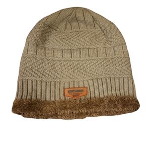 Song Ting Beanie Winter Hat Warm Faux fur Knitted Unisex